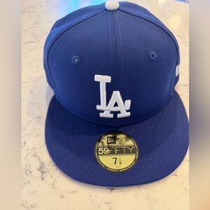 New Era Black and Blue 59FIFTY LA Dodgers hat NWT